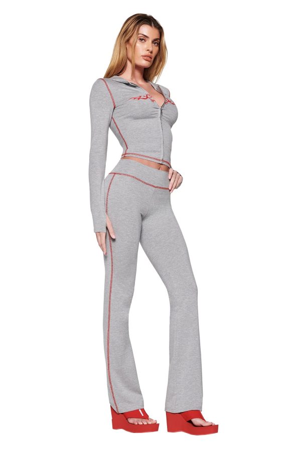 BLARE HOODIE - GREY : DOVE GREY Online Sale - Image 2