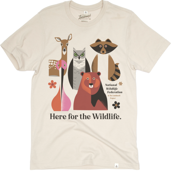 Here for the Wildlife Unisex Short Sleeve Tee Online Hot Sale