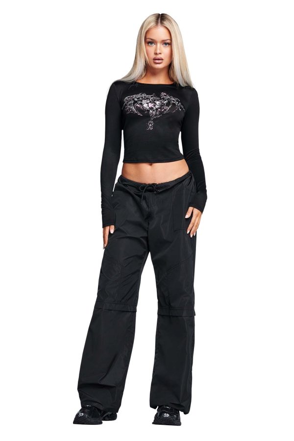TANZA CARGO - BLACK Online Sale - Image 4