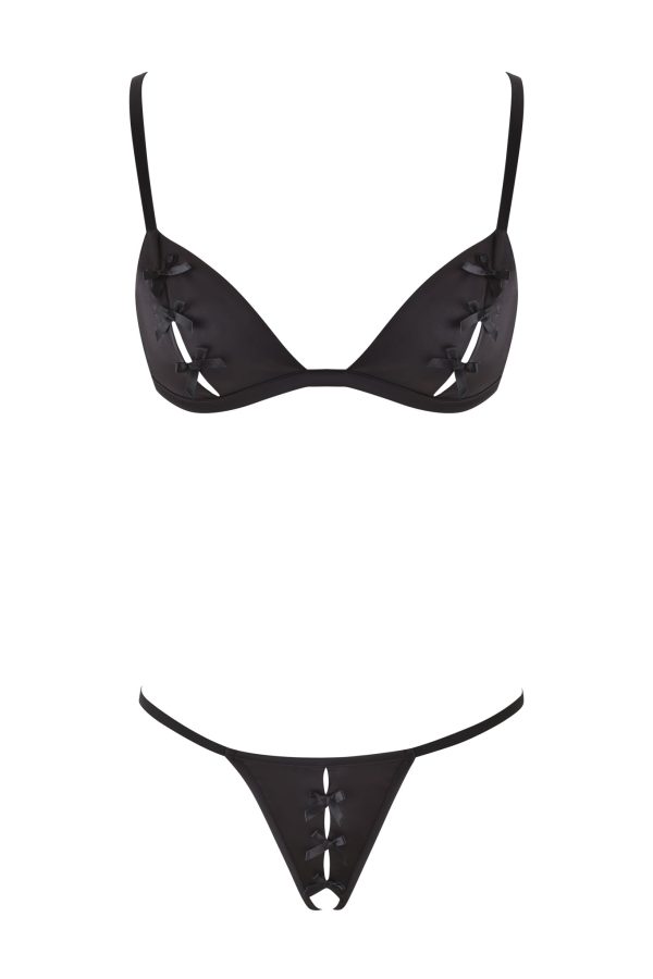 CAROLINA PEEKABOO SET - BLACK For Sale - Image 5