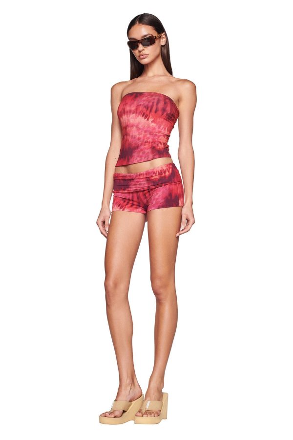 RHIANNON SHORT - RED : TATTOO : RIPPLE Online Hot Sale - Image 4