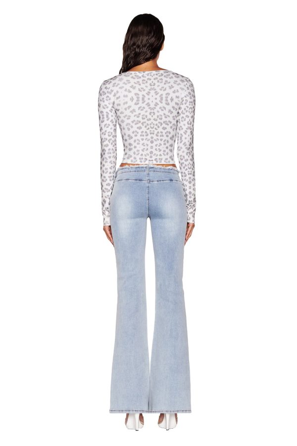 PIPPA TOP - SNOW LEOPARD : WINTER WILD CARD Hot on Sale - Image 3
