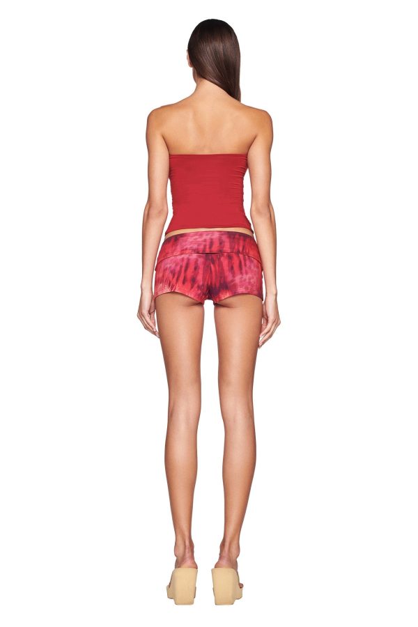 RHIANNON SHORT - RED : TATTOO : RIPPLE Online Hot Sale - Image 3