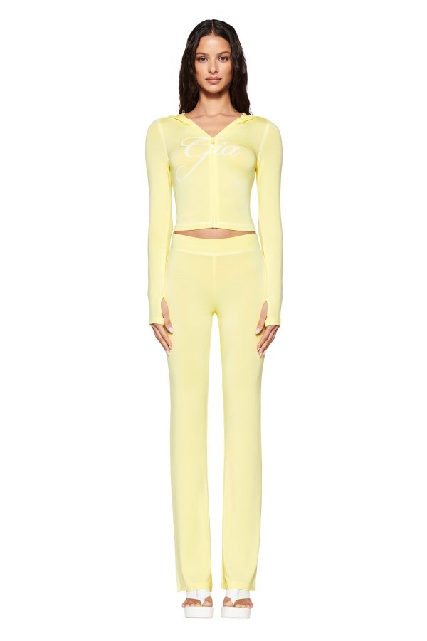 BLARE HOODIE - YELLOW : PALE YELLOW Online Hot Sale