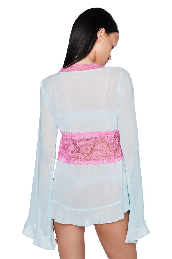 JUNIPER ROBE THREE-PIECE SET - GREEN : MINT GREEN Fashion - Image 3