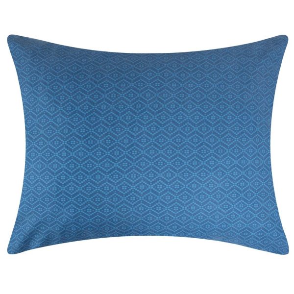 Barefoot Bungalow Painted Desert Embellished with Thunderbird Motifs and Geometric Chevron Sham Sapphire For Discount - Image 2