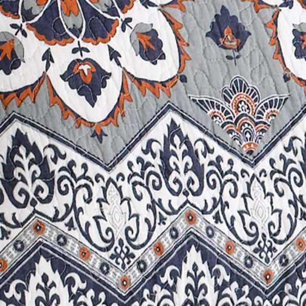 Greenland Home Fashion Medina Sham - Standard 20x26 , Saffron For Sale - Image 5