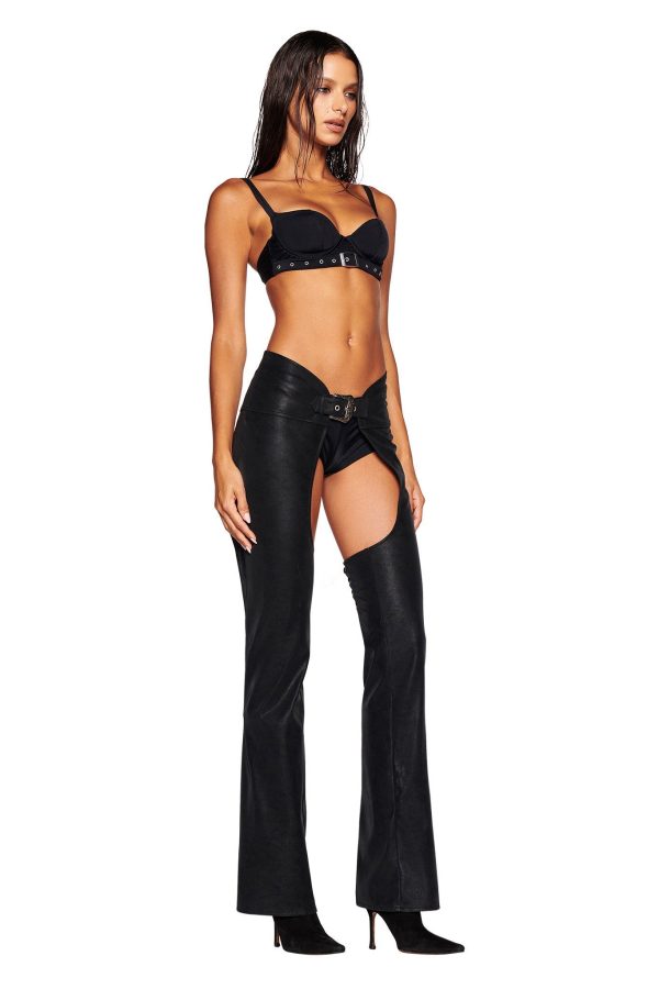 ARIZONA CHAP PANT - BLACK on Sale - Image 2
