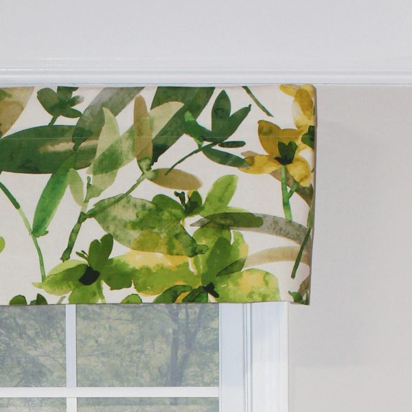 RLF Home Autumn Tailored 100% Cotton with Fully Lined 3  Rod Pocket Valnance for Windows 50  x 14  Beige Online - Image 4