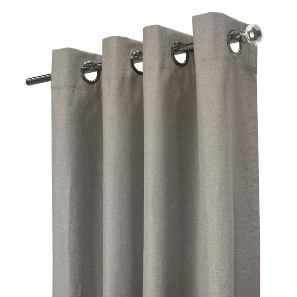 Thermaplus Edison Grommet Premium Quality Blackout Curtains Panel for Bedroom Light Grey Hot on Sale - Image 3