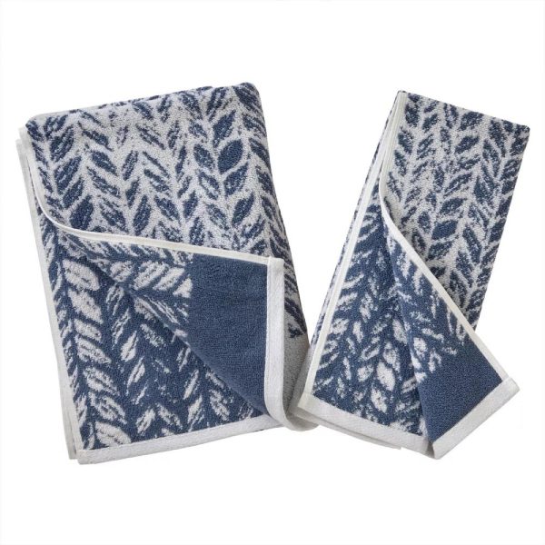 SKL Home Distressed Leaves Hand Towels - Set of 2 - 16x26  Fashion - Image 4