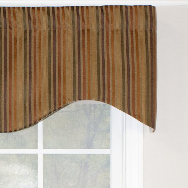 RLF Home Fast Lane Cornice 100% Cotton with Fully Lined 3  Rod Pocket Valnance for Windows 50  x 17  Cornucopia Online - Image 4