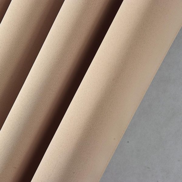 Olivia Gray Anchorage Blackout Single Grommet Curtain Panel Pair - 54x63 , Sesame Hot on Sale - Image 4