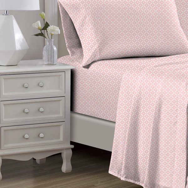 RT Designers Collection Jane 1000 Thread Count CVC Ultra Soft Sheet Set Blush Online Hot Sale - Image 2