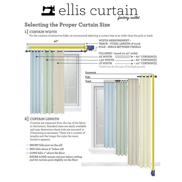 Ellis Curtain Plaza Classic Ticking Stripe Printed 3  Rod Pocket Tailored Panel Pair with Tiebacks Tan For Sale - Image 5