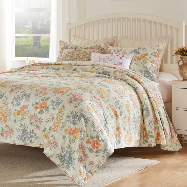 Greenland Home Fashions Chloe Luxurious Modern Design Quilt Set Pastel Supply - Image 4