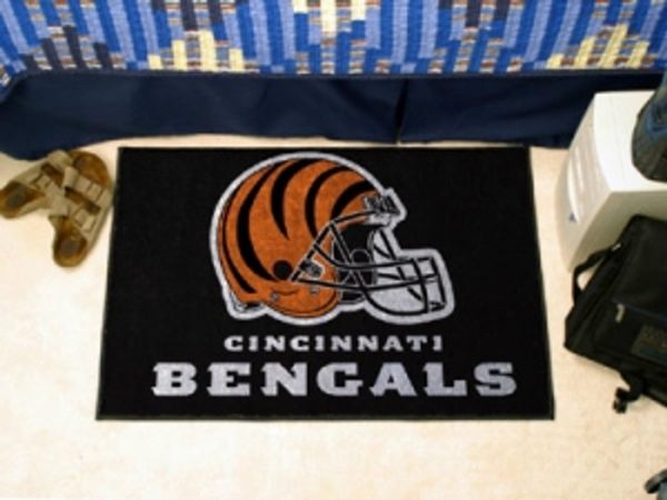 Cincinnati Bengals Rug Starter Style Helmet Design Special Order Online